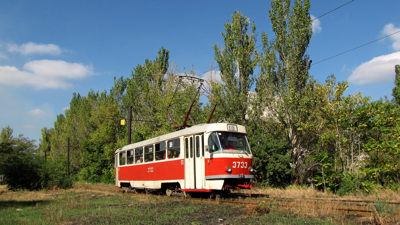 Донецк, Tatra T3SU (двухдверная) № 3733