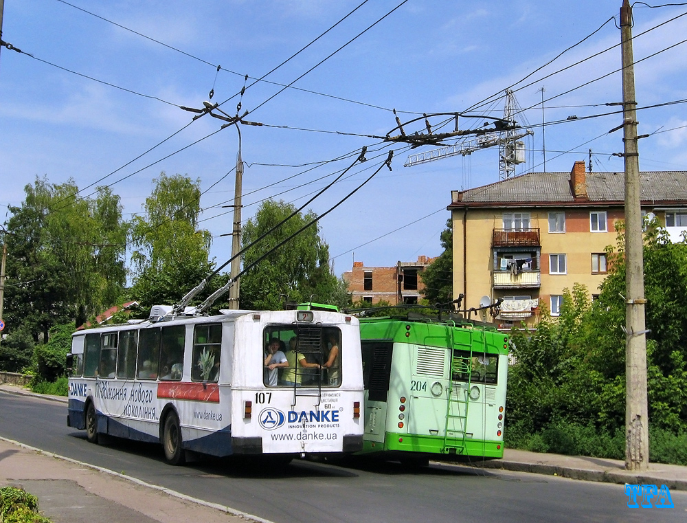 Луцк, ЗиУ-682В № 107