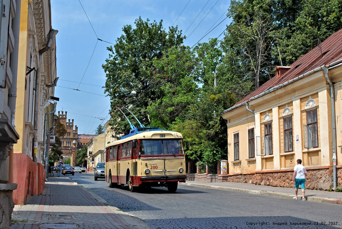 Черновцы, Škoda 9TrH25 № 200