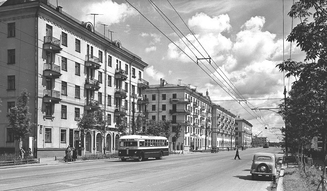 Москва, МТБ-10 № 161; Москва — Исторические фотографии — Трамвай и Троллейбус (1946-1991)