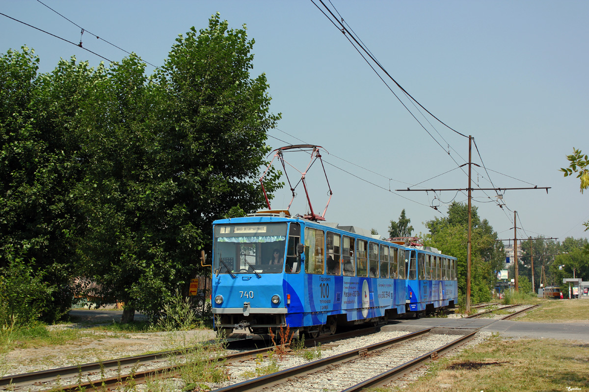 Екатеринбург, Tatra T6B5SU № 740