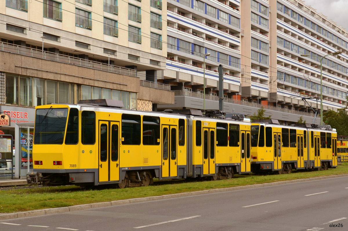 Берлин, Tatra KT4DtM № 7089; Берлин, Tatra KT4DtM № 7058