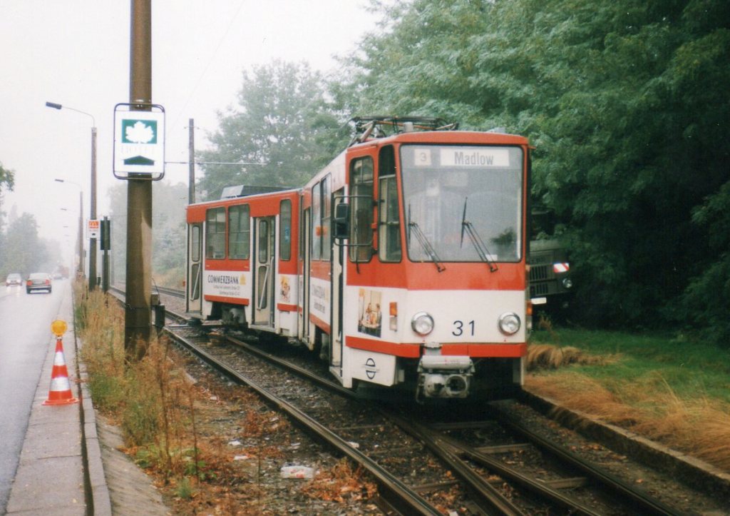 Котбус, Tatra KT4D № 31; Котбус — Инциденты