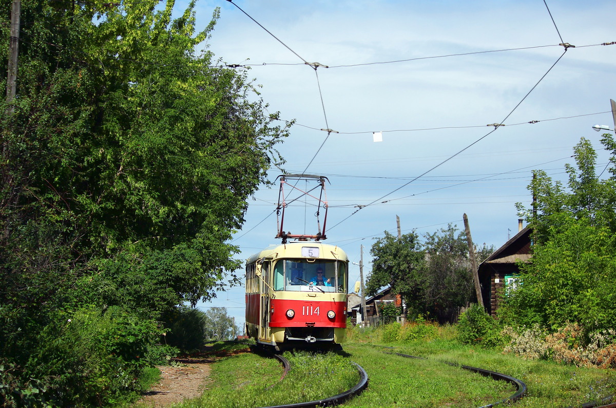Iževska, Tatra T3SU (2-door) № 1114