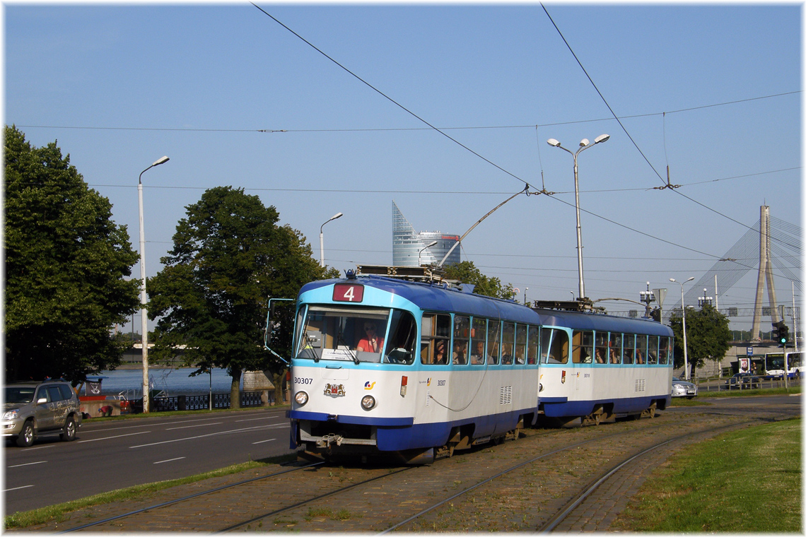 Riga, Tatra T3A č. 30307