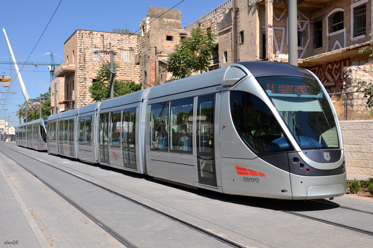 Иерусалим, Alstom Citadis 302 № 41