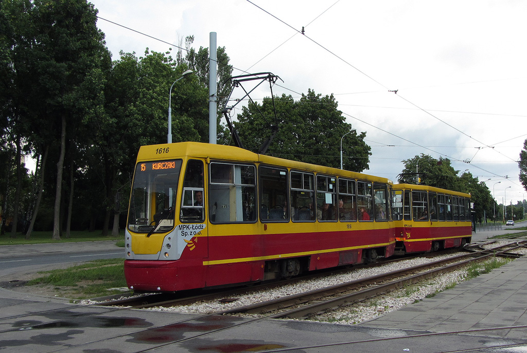 Лодзь, Konstal 805NaND № 1616