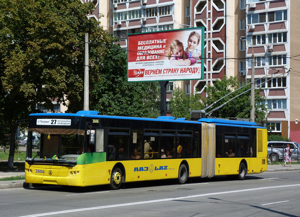 Киев, ЛАЗ E301D1 № 3606
