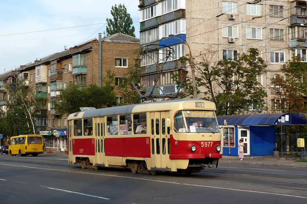 Киев, Tatra T3P № 5977