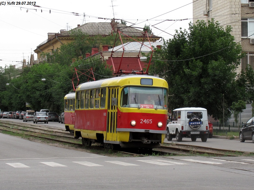 Волгоград, Tatra T3SU (двухдверная) № 2465