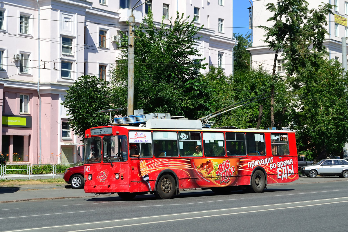 Челябинск, ЗиУ-682Г [Г00] № 1043