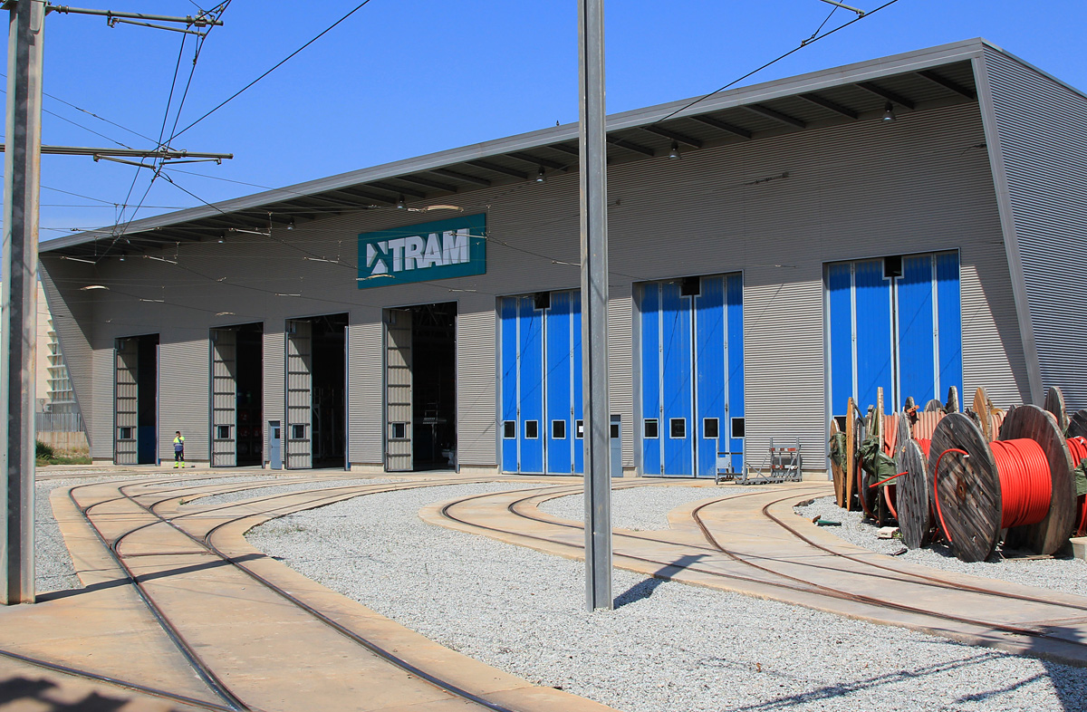 Barcelona — Tram lines and Infrastructure