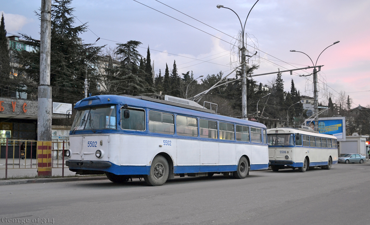 Крымский троллейбус, Škoda 9Tr19 № 5502