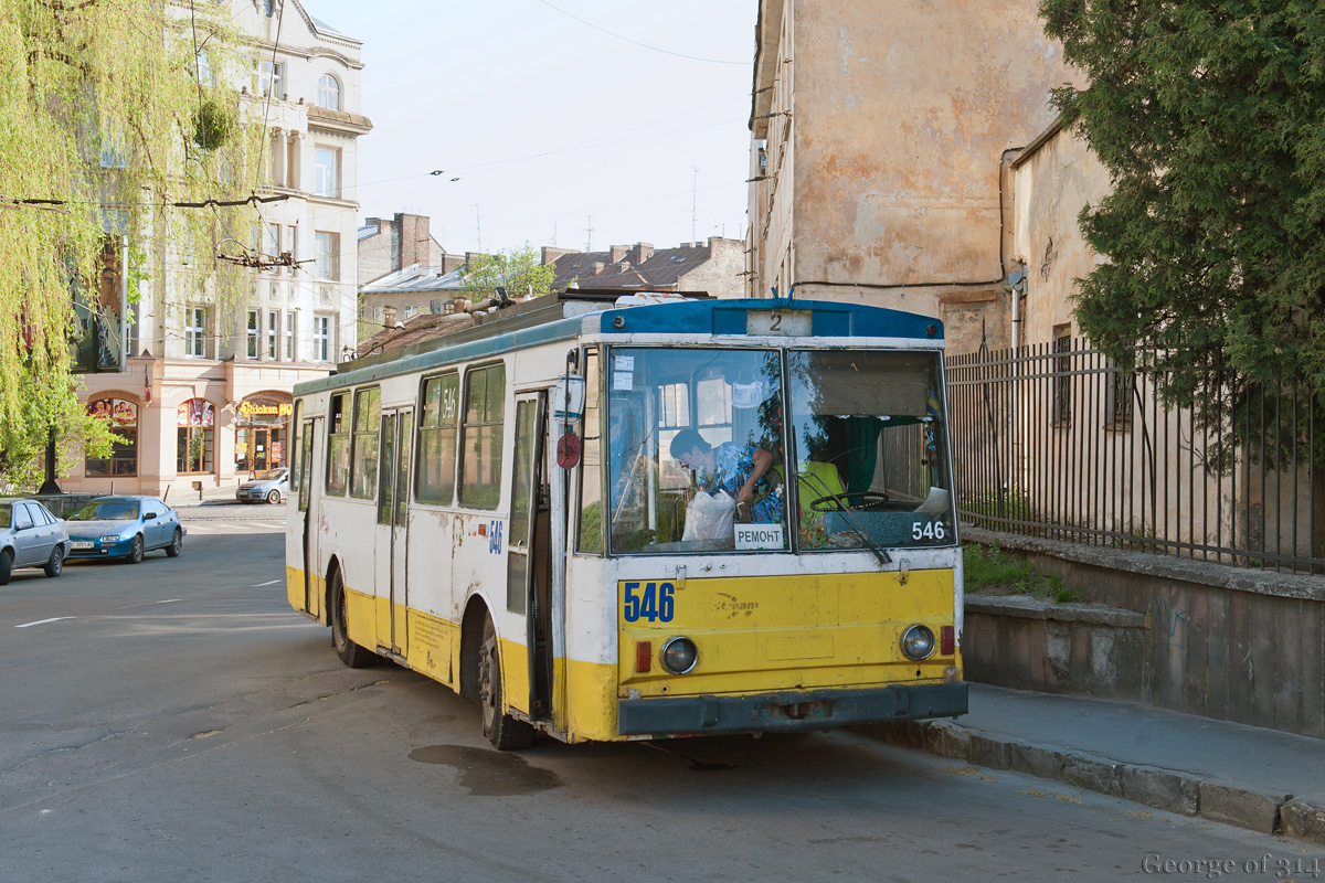 Львов, Škoda 14Tr89/6 № 546