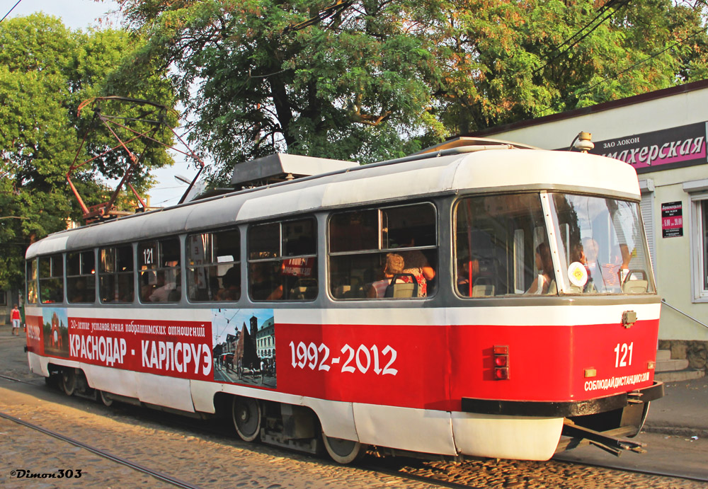Краснодар, Tatra T3SU КВР МРПС № 121