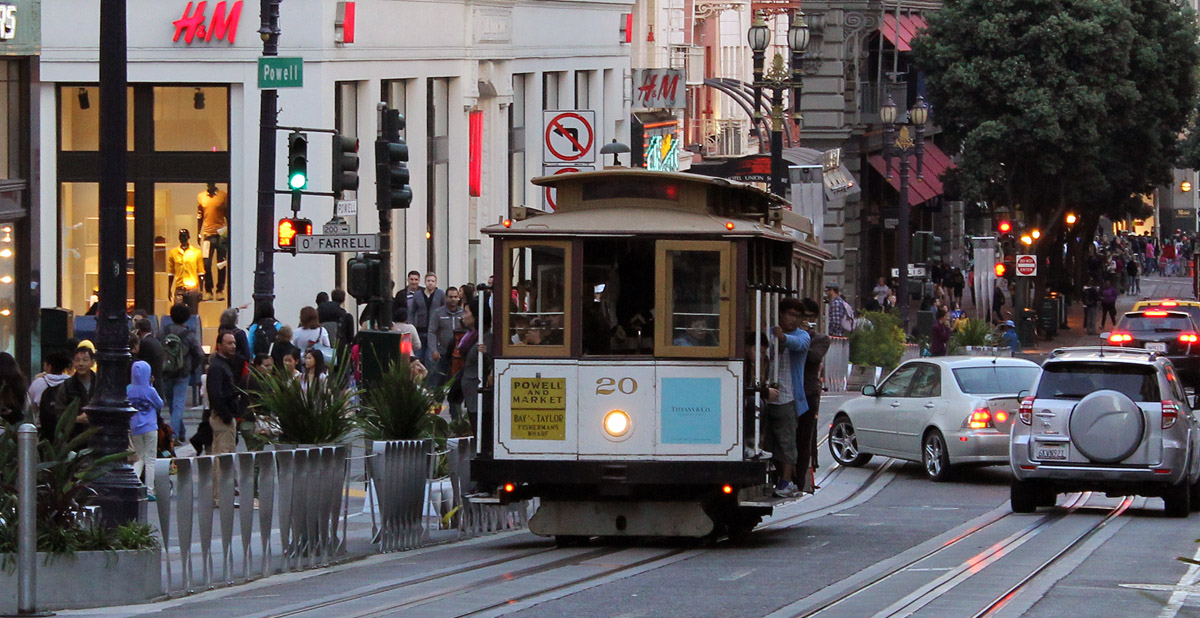 Сан-Франциско, область залива, Carter cable car № 20