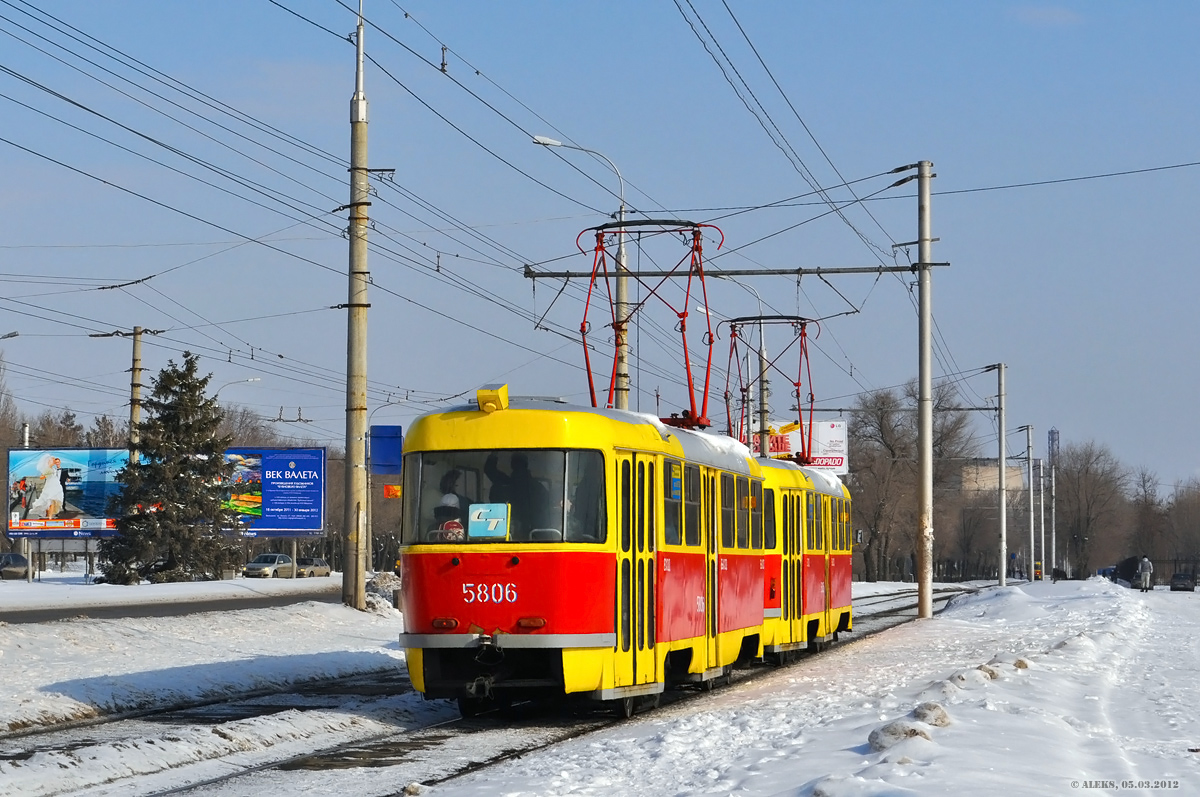 Волгоград, Tatra T3SU № 5805; Волгоград, Tatra T3SU № 5806