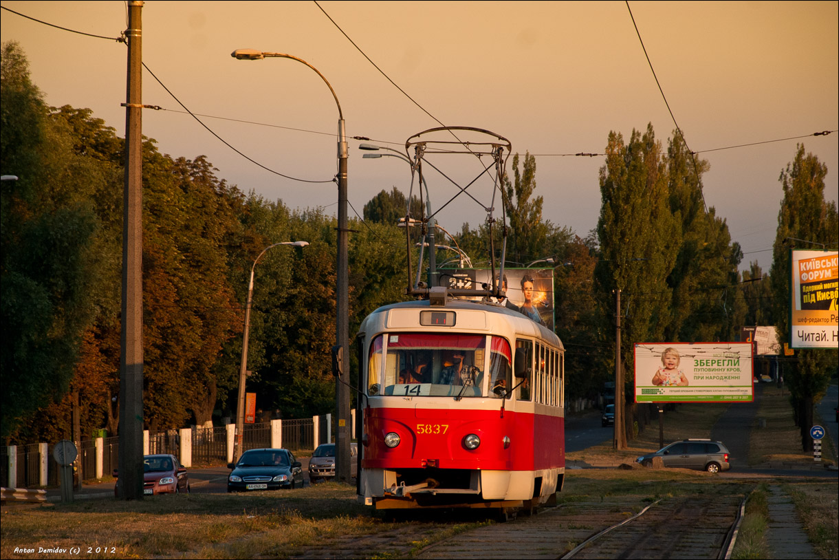 Киев, Tatra T3SU № 5837
