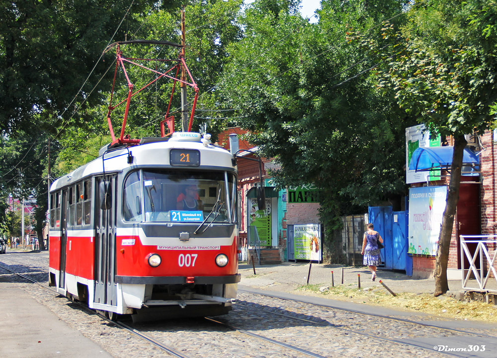 Краснодар, Tatra T3SU КВР ТРЗ № 007 Краснодар, Tatra T3SU КВР ТРЗ № 007
