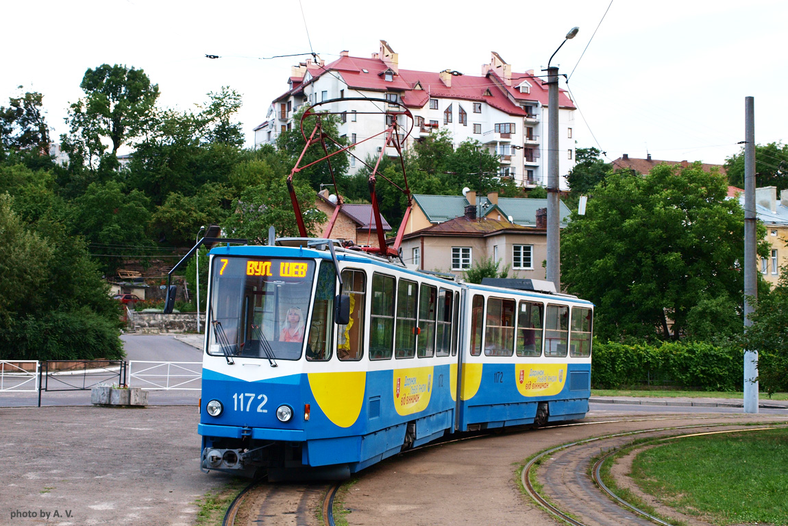 Львов, Tatra KT4SU № 1172