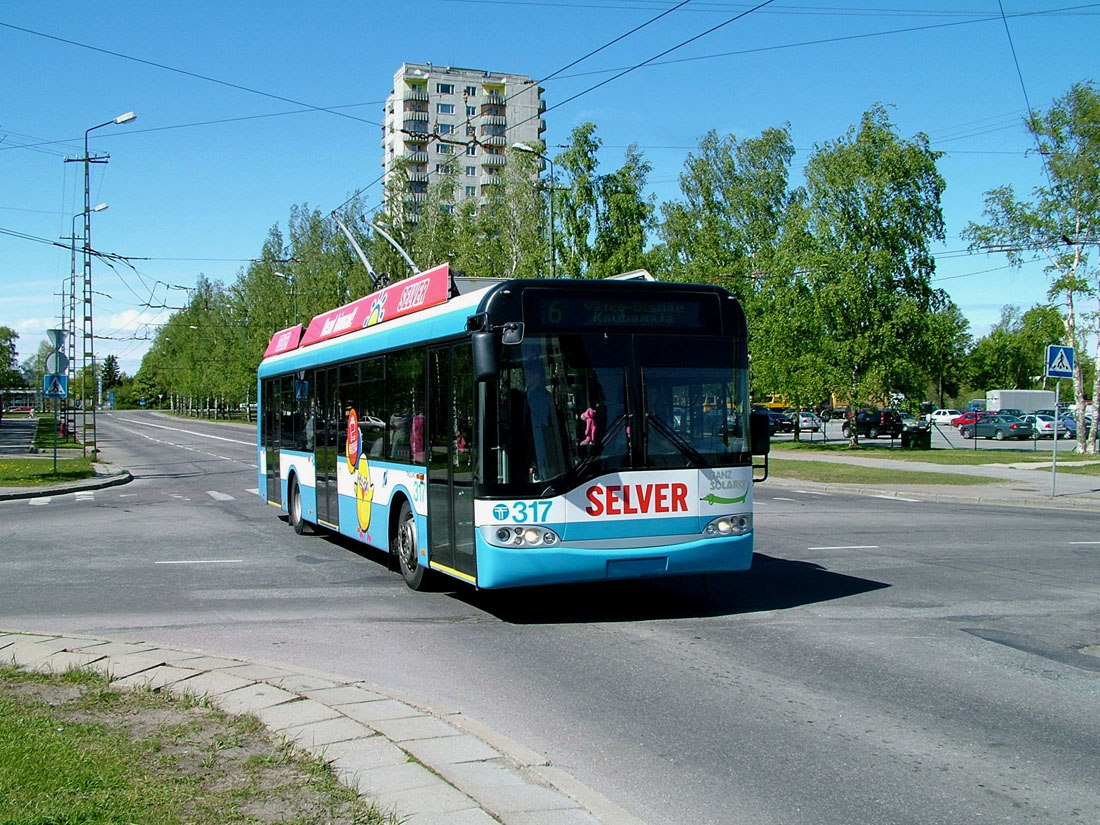Таллин, Solaris Trollino II 12 Ganz № 317 Таллин, Solaris Trollino II 12 Ganz № 317