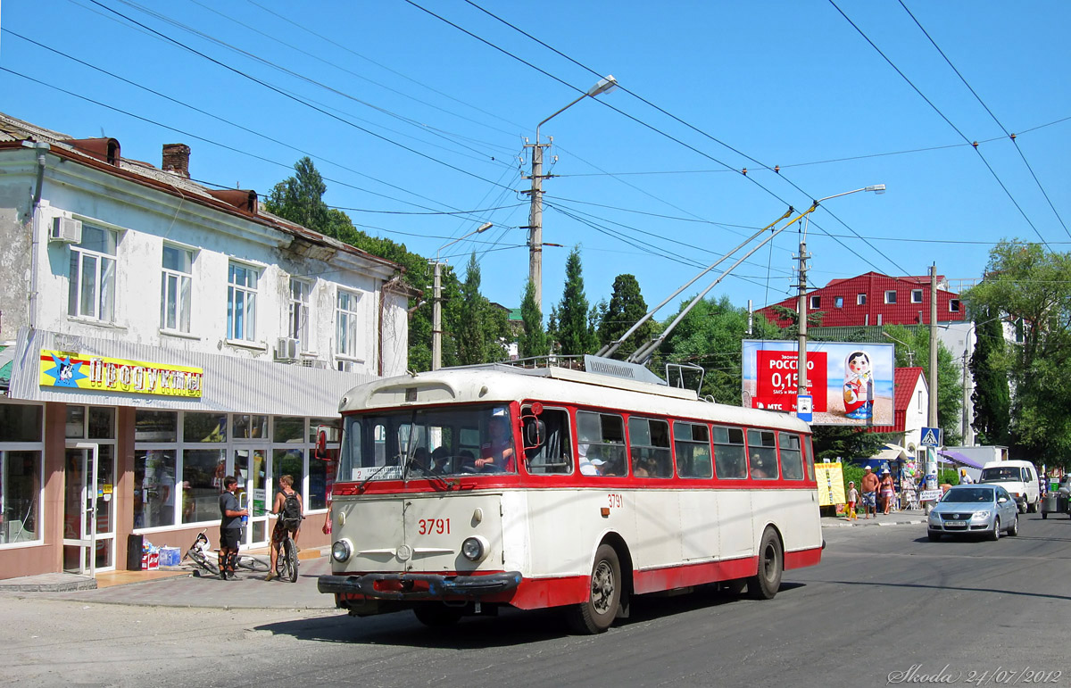 Крымский троллейбус, Škoda 9TrH29 № 3791