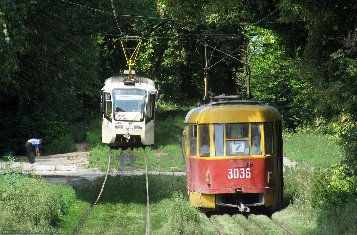 Харкаў, Tatra T3SU (двухдверная) № 3036 Харкаў, Tatra T3SU (двухдверная) № 3036