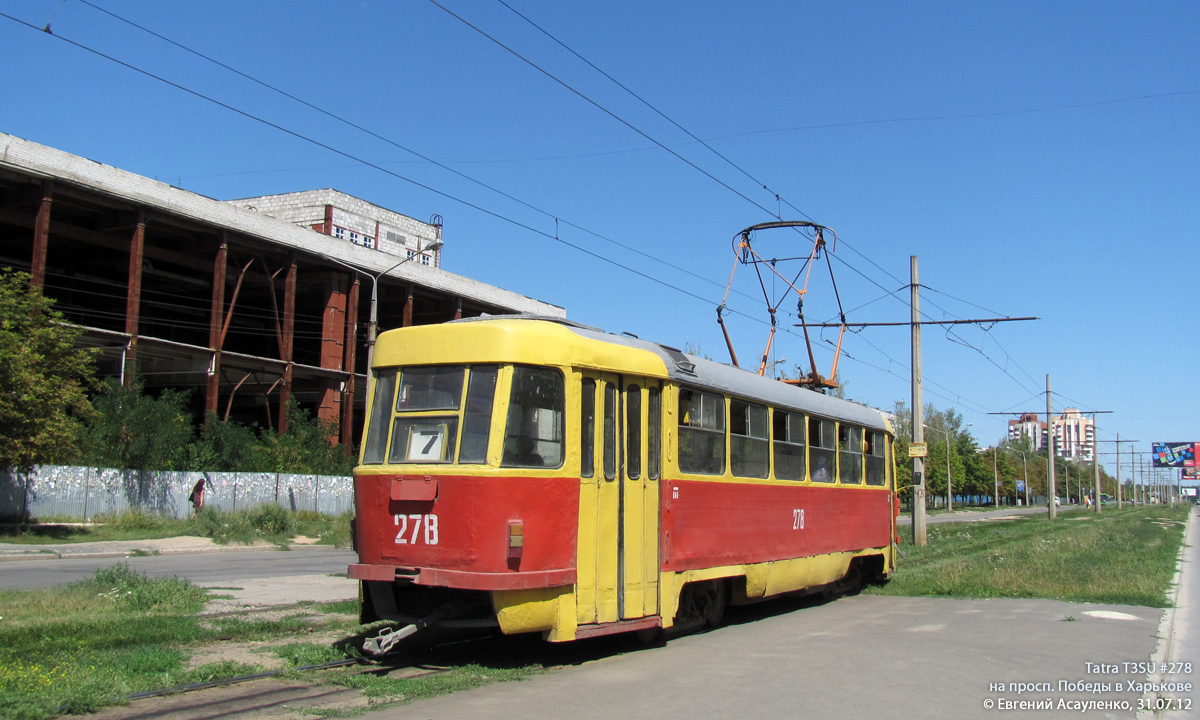 Charków, Tatra T3SU (2-door) Nr 278