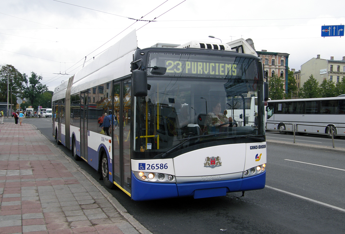 Рига, Solaris Trollino III 18 Ganz-Škoda № 26586