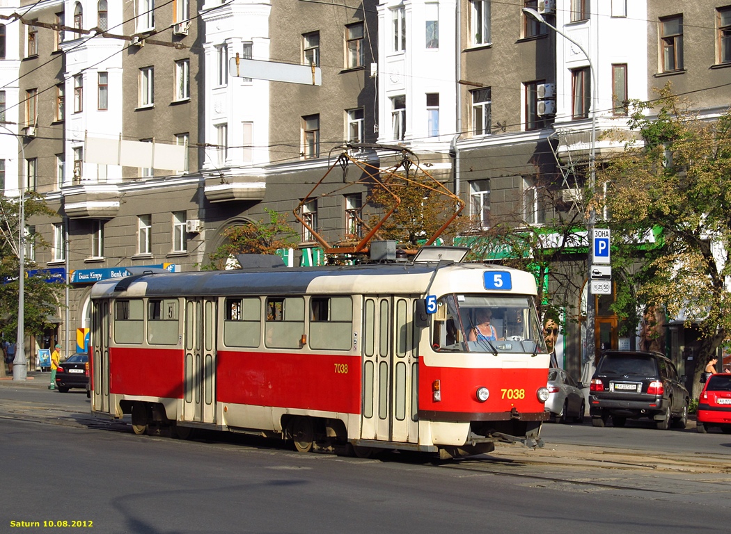 Харьков, Tatra T3SUCS № 7038