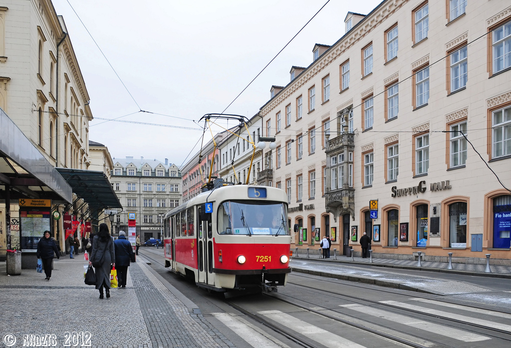 Прага, Tatra T3SUCS № 7251