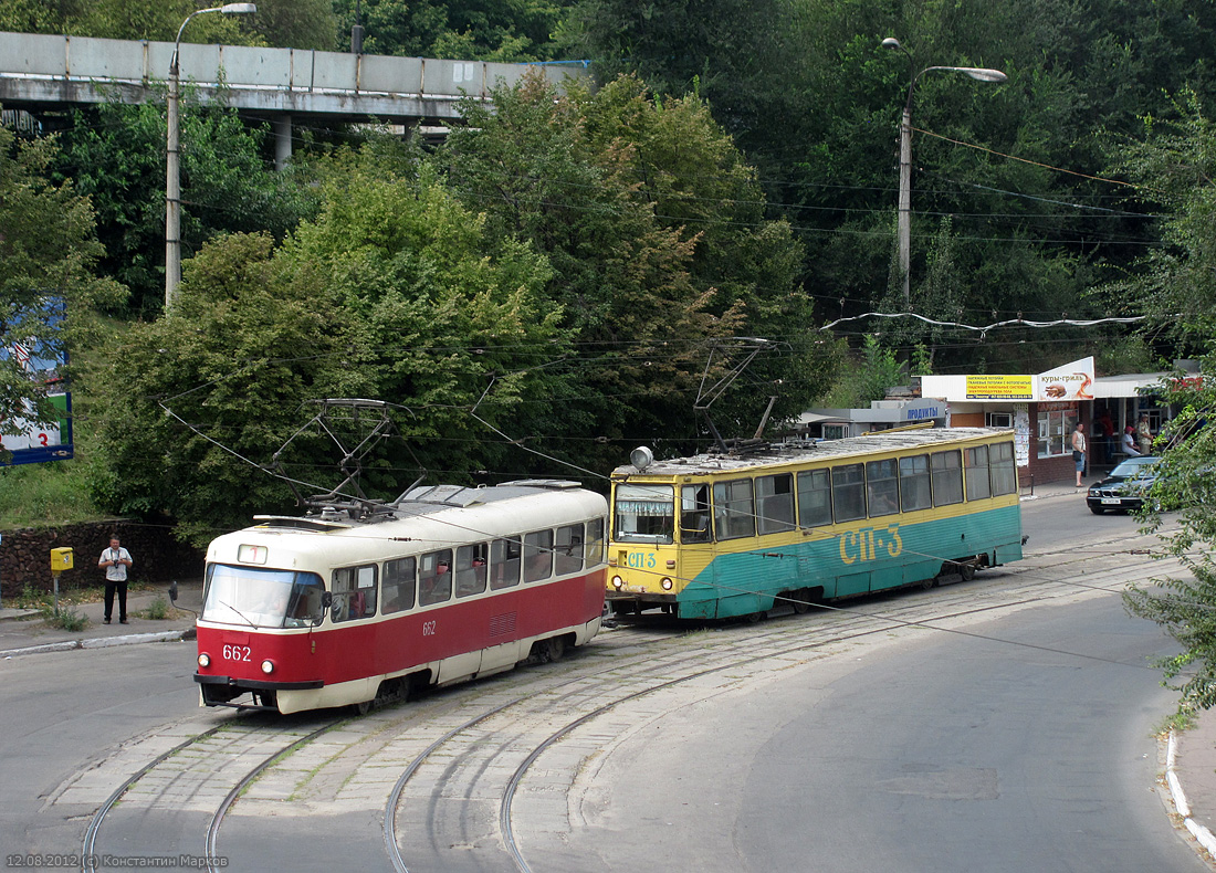 Каменское, Tatra T3SU № 662; Каменское, 71-605А № СП-3