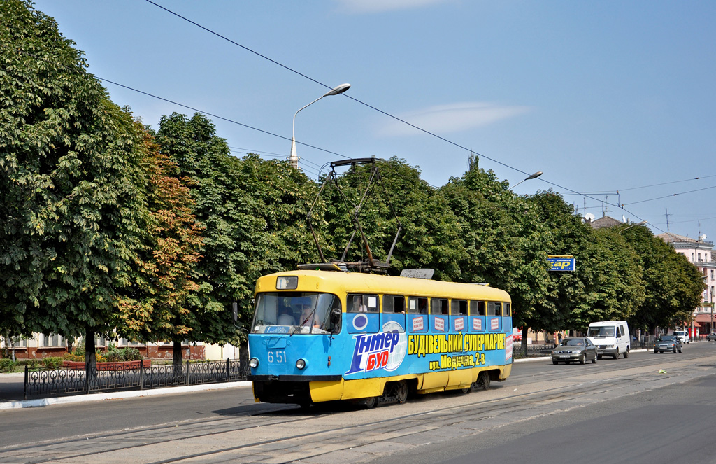 Каменское, Tatra T3SU № 651