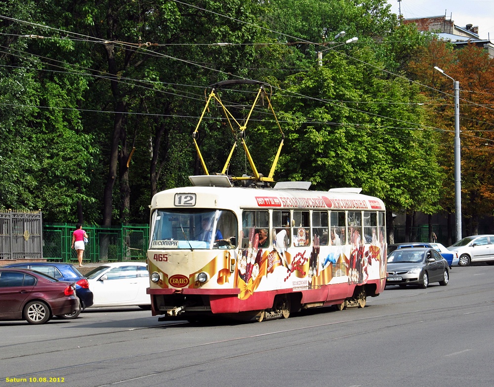 Харьков, Tatra T3SU № 465