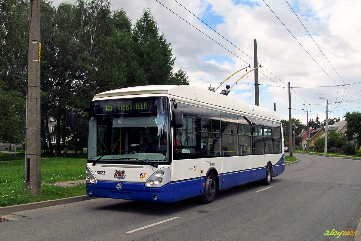 Riga, Škoda 24Tr Irisbus Citelis Nr. 18023