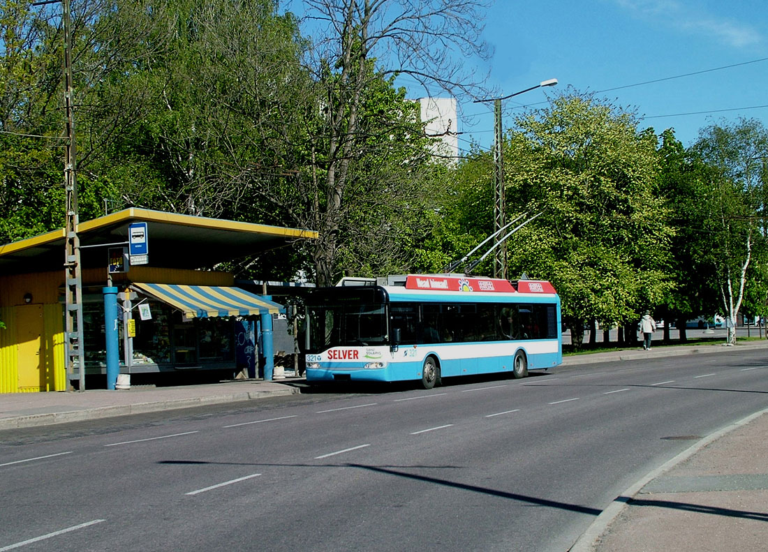 Таллин, Solaris Trollino II 12 Ganz № 321 Таллин, Solaris Trollino II 12 Ganz № 321