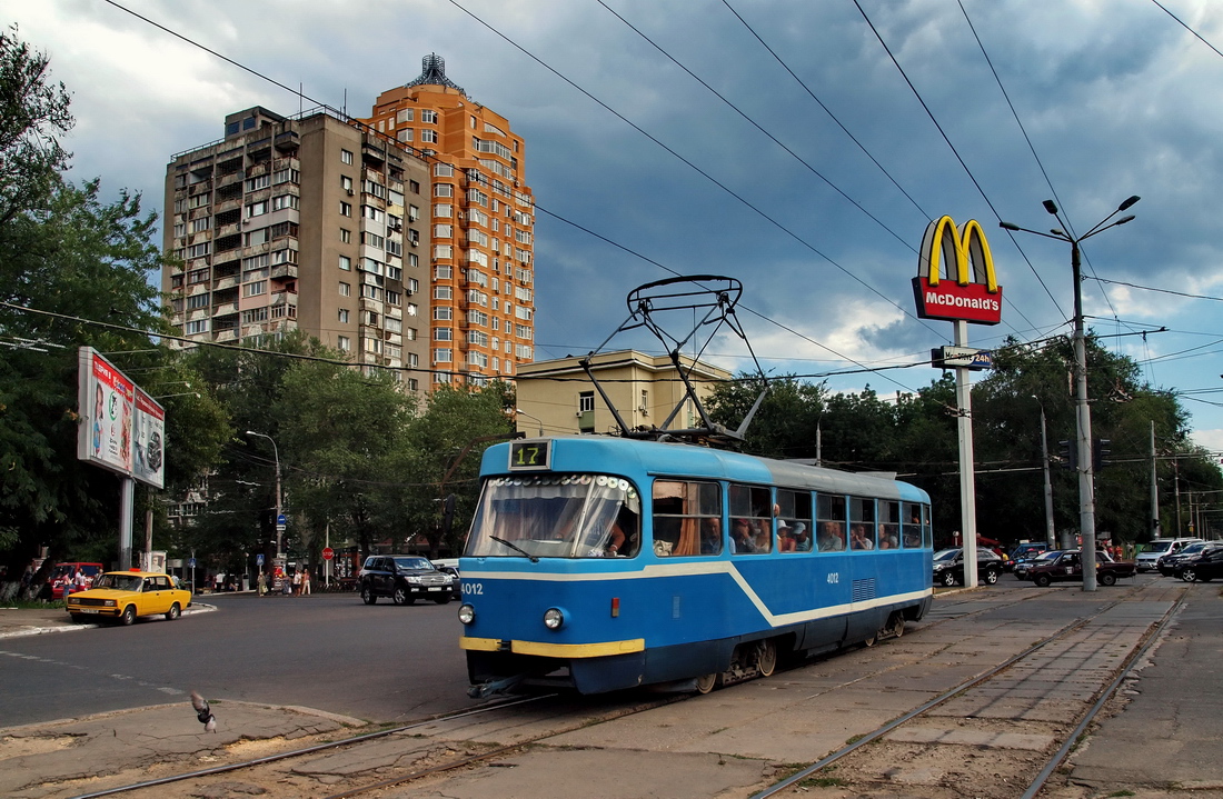 Одесса, Tatra T3R.P № 4012
