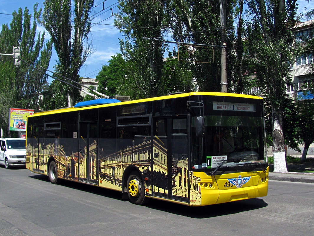 Херсон, ЛАЗ E183D1 № 490