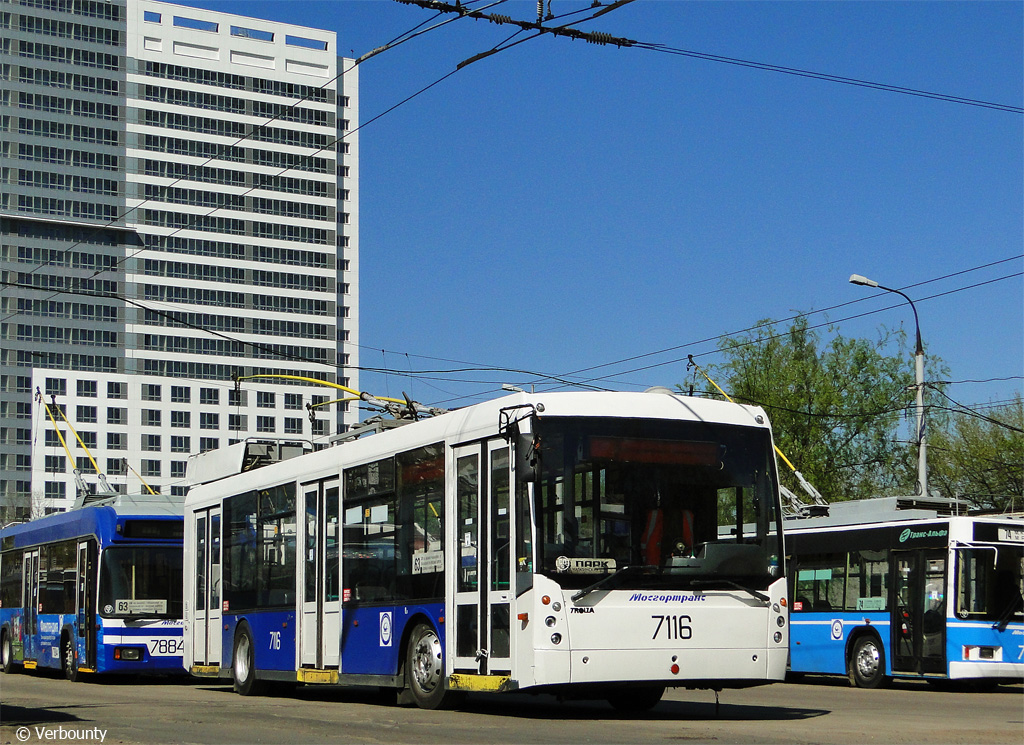 Москва, Тролза-5265.00 «Мегаполис» № 7116 Москва, Тролза-5265.00 «Мегаполис» № 7116