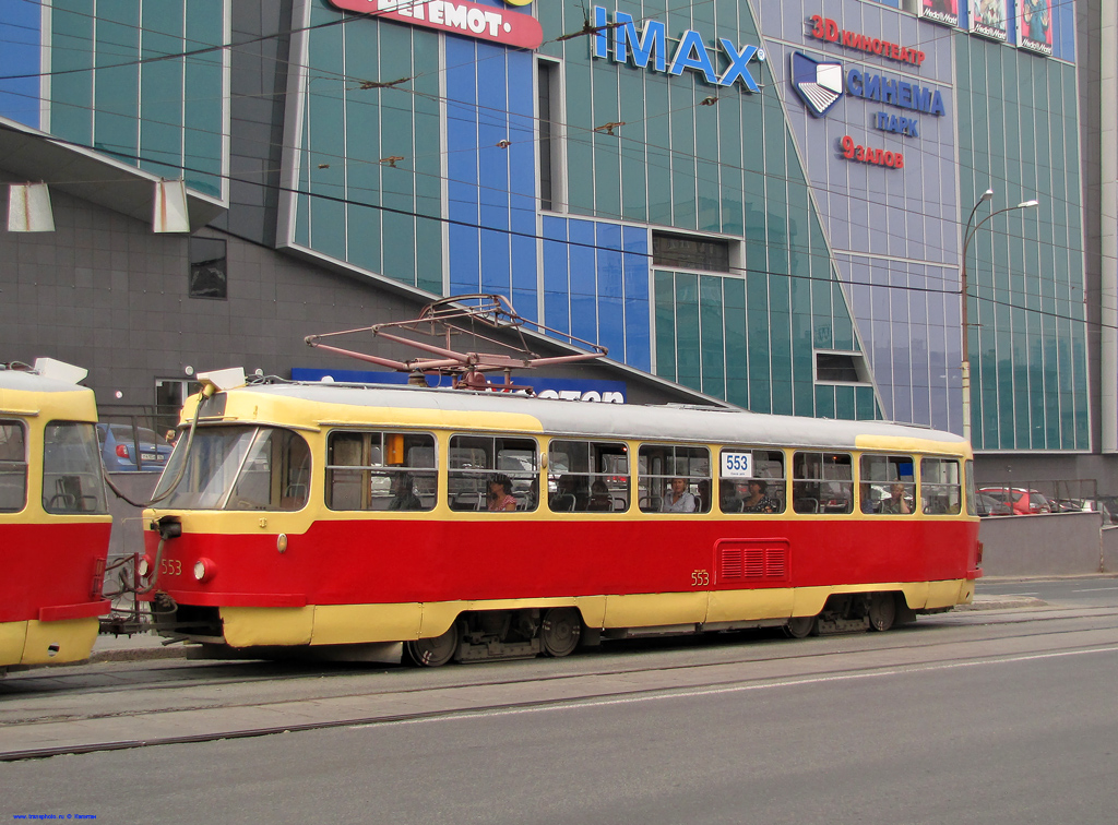 Екатеринбург, Tatra T3SU № 553