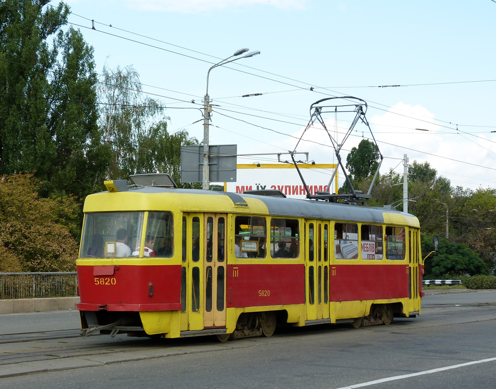 Киев, Tatra T3SU № 5820