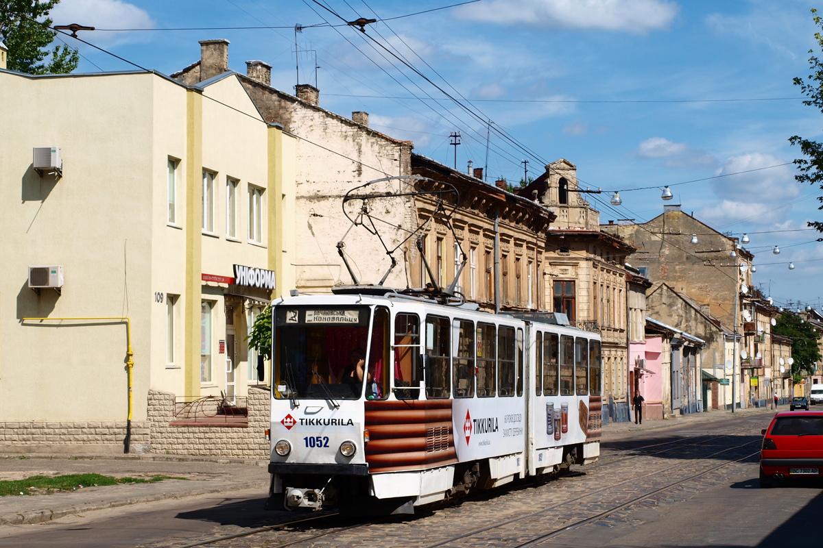 Львов, Tatra KT4SU № 1052
