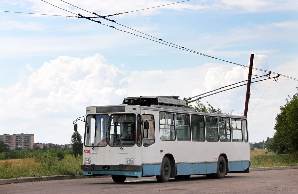 Vuhlehirskas, YMZ T2 nr. 536