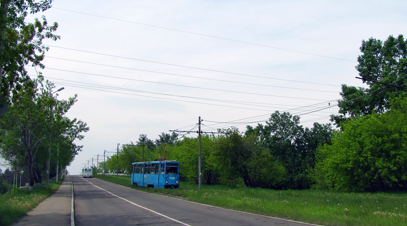 Ангарск, 71-605 (КТМ-5М3) № 128 Ангарск, 71-605 (КТМ-5М3) № 128