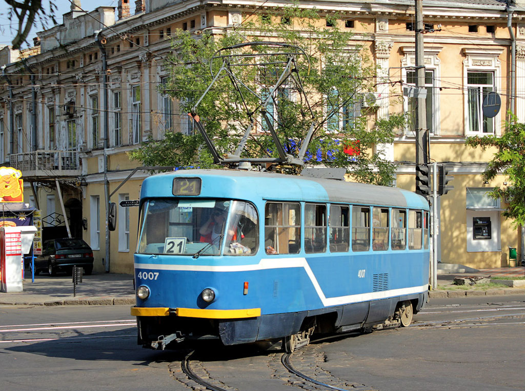 Одесса, Tatra T3R.P № 4007