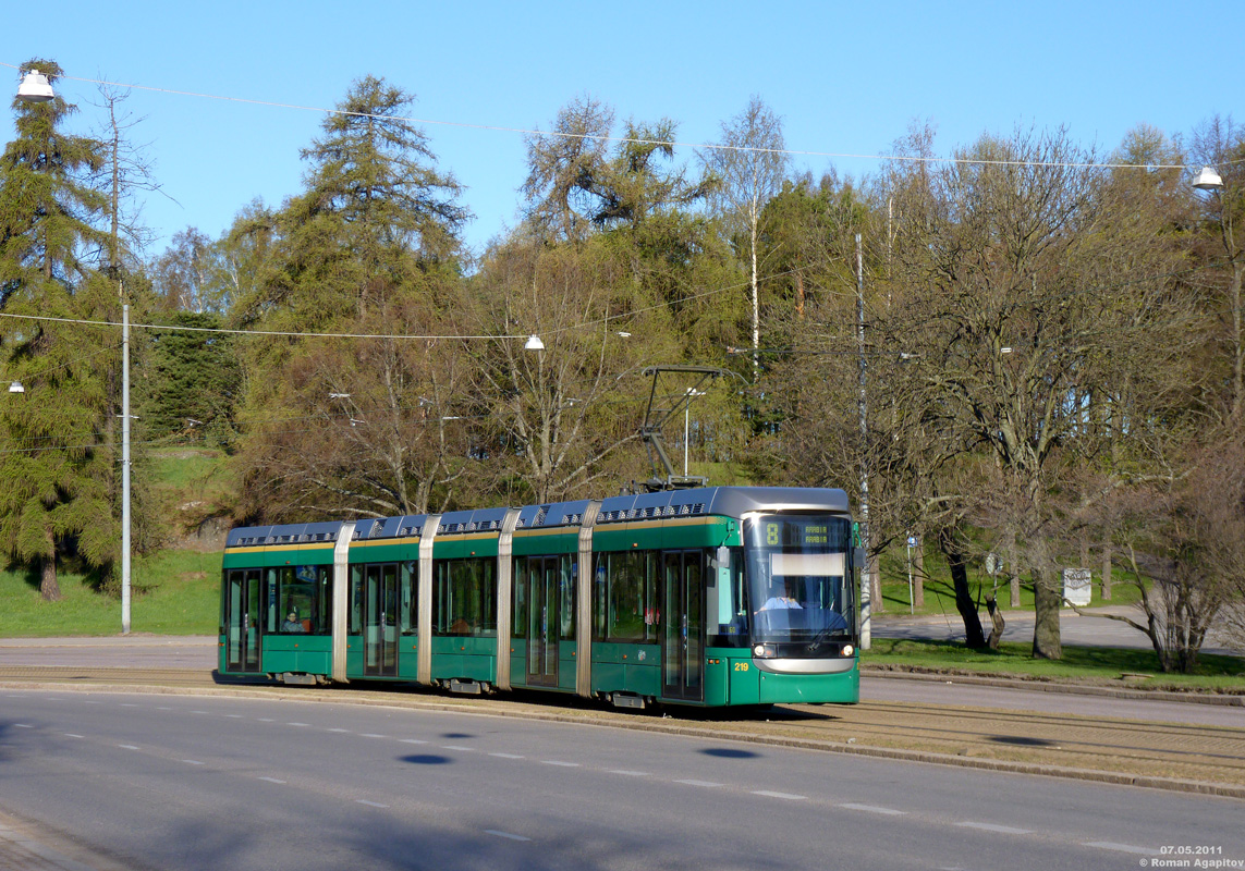 Helsingi — Espoo, Bombardier Variotram MLRV1 № 219