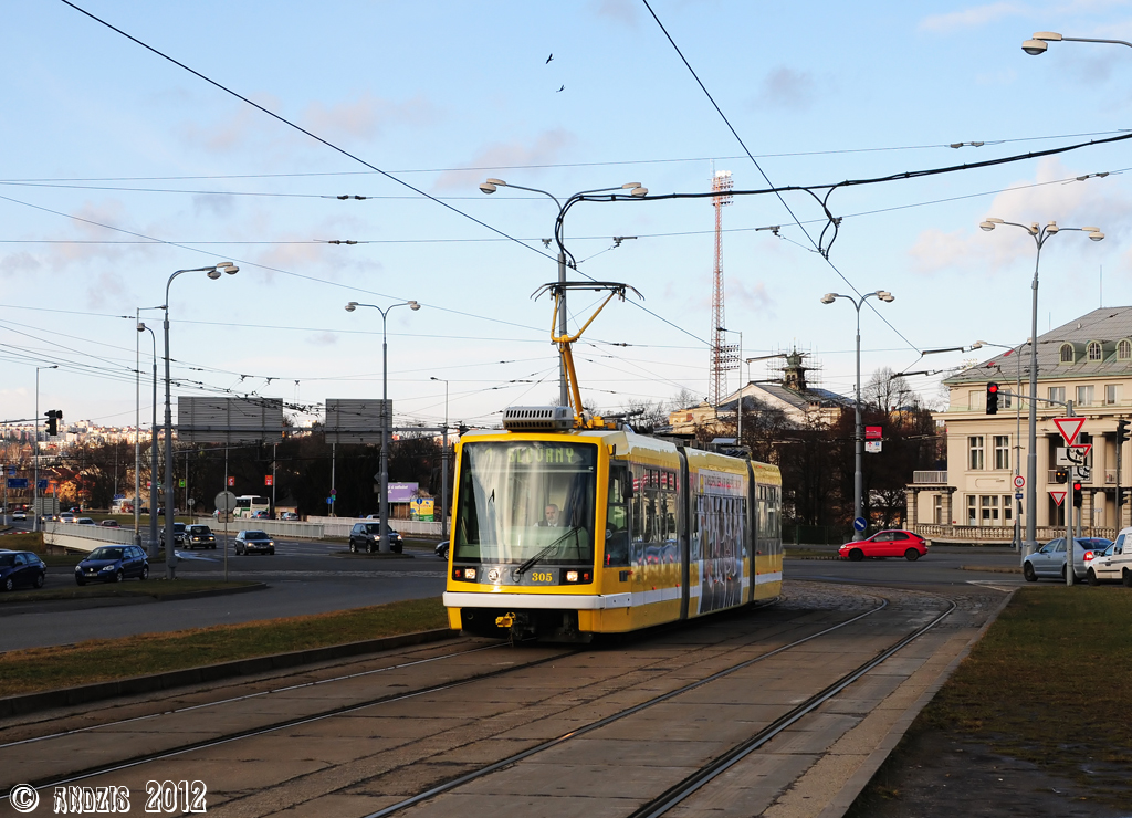 Пльзень, Škoda 03T3 Astra № 305