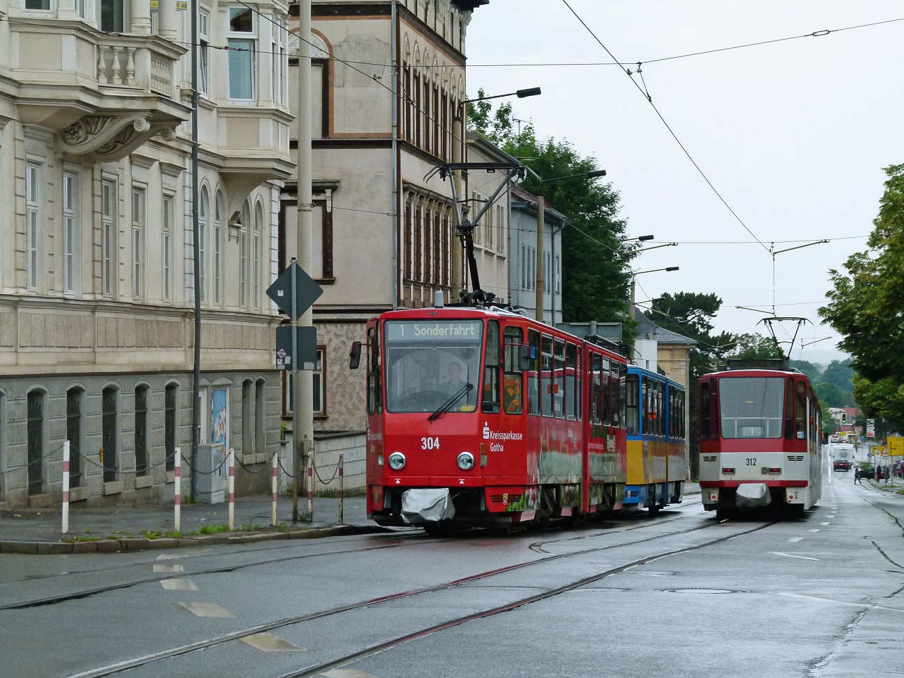 Гота, Tatra KT4DC № 304; Гота, Tatra KT4D № 312