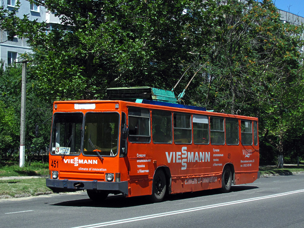 Херсон, ЮМЗ Т1Р (Т2П) № 451