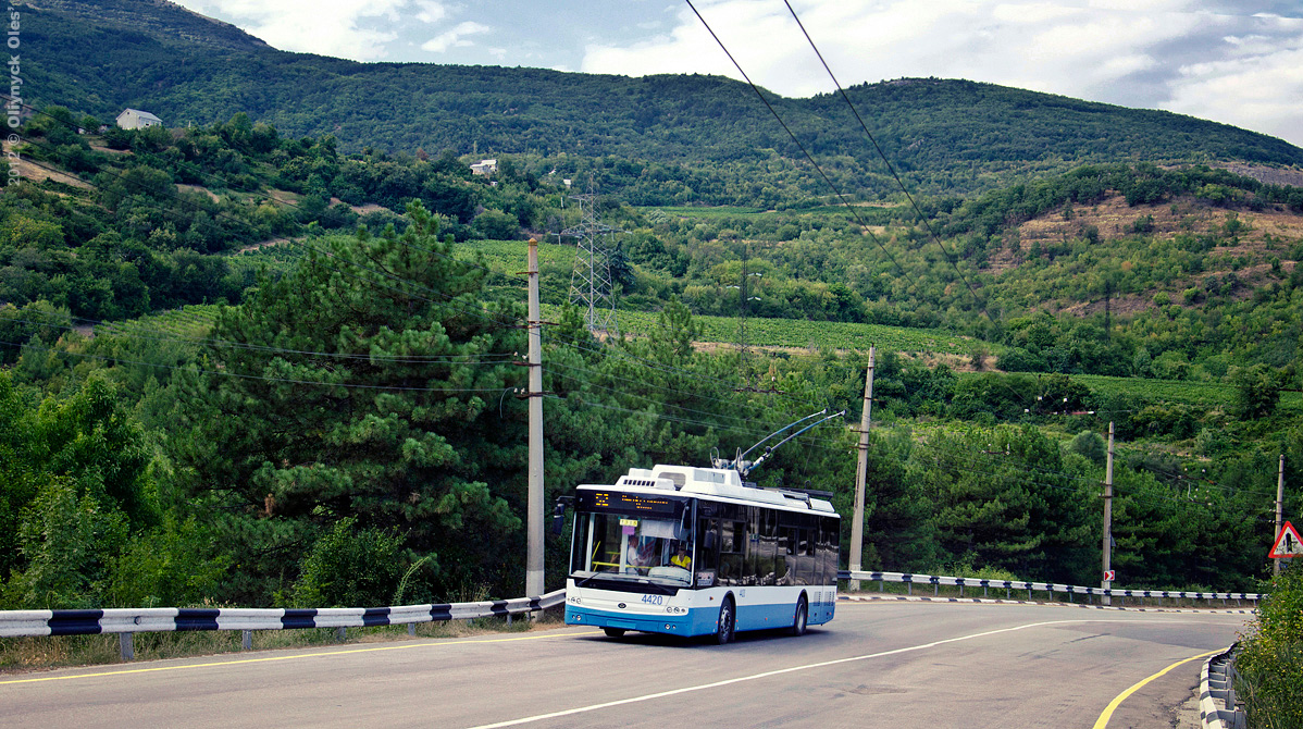 Крымский троллейбус, Богдан Т70115 № 4420